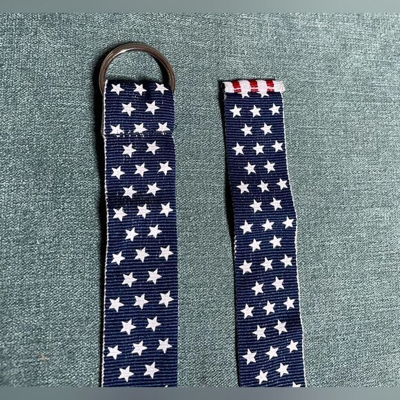 🔥❤️🔥 25” USA Stars & Stripes Patriotic Belt Unisex Double Loop Buckle EPC - Picture 4 of 11